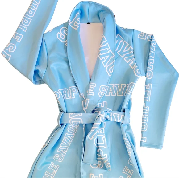 Tiffany Blue Women's Robe - Picture 3 of 3